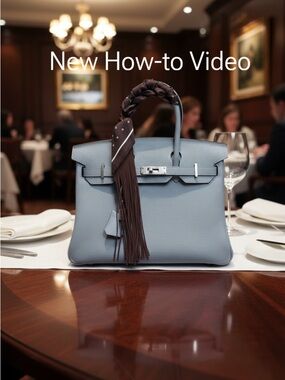 Fringe Handbag Wrap/ Scarf - Chocolate Brown Fringe on Black and Brown Pattern